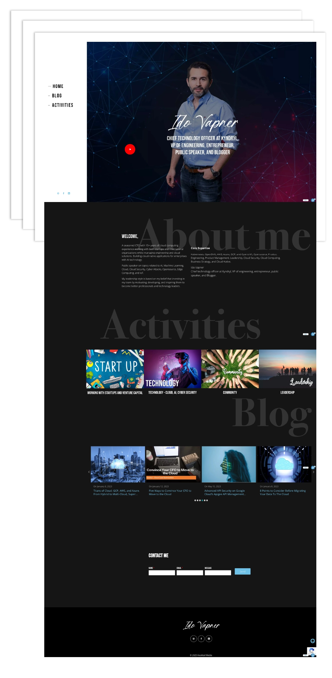 בניית אתר בלוג - עידו ופנר