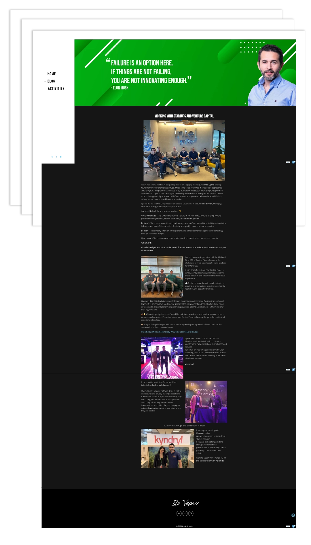 בניית אתר בלוג - עידו ופנר