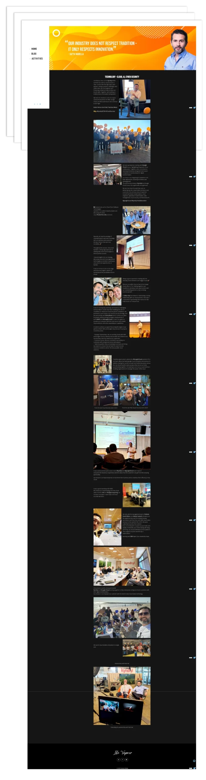 בניית אתר בלוג - עידו ופנר